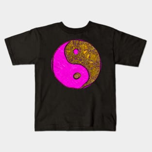 Baked Ying And Yang Kids T-Shirt